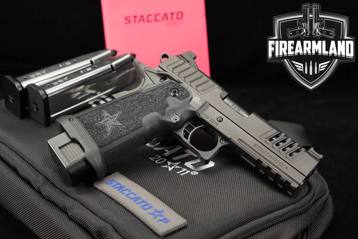 Staccato P 4.15 Heritage Optics-Ready 9mm STI 1911 2011 +3 MAGS & ORIG CASE