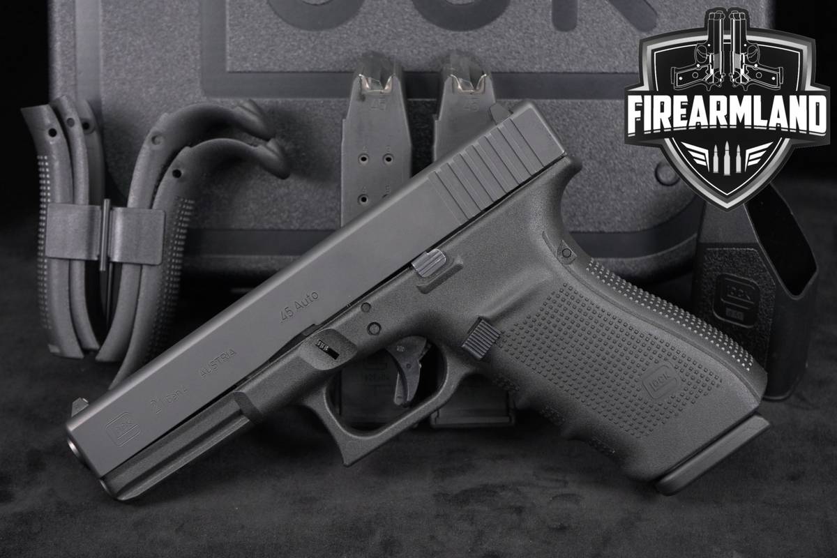 Glock 21 Gen4 G21 Gen 4 45 ACP 4.61" +3 MAGS & ORIG CASE