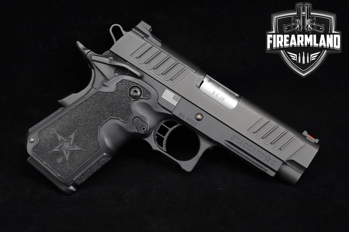 Staccato (STI) Model C SINGLE STACK 9mm 2011 4" Staccato-C 1911 +9 MAGS