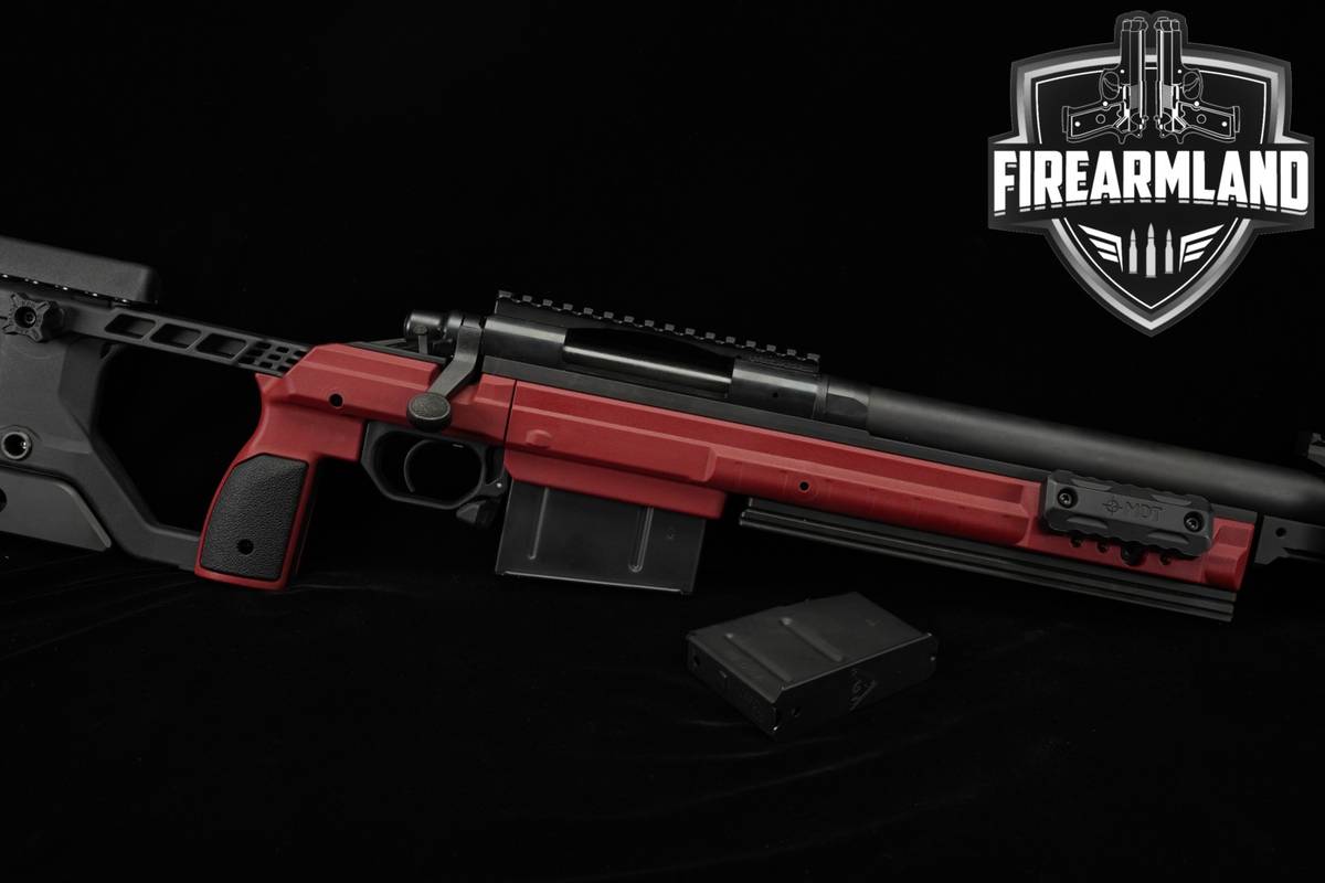 Remington Model 700 Long Action 6.5 PRC 26" Black & Red M700+4 MAGS