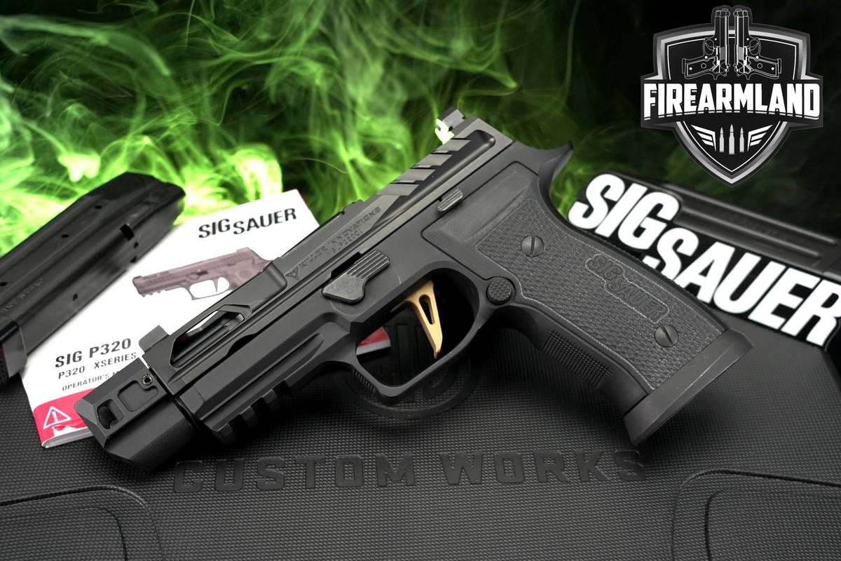 CUSTOM WORKS Sig Sauer P320 AXG 9mm 4.7" P-320 +2 MAGS