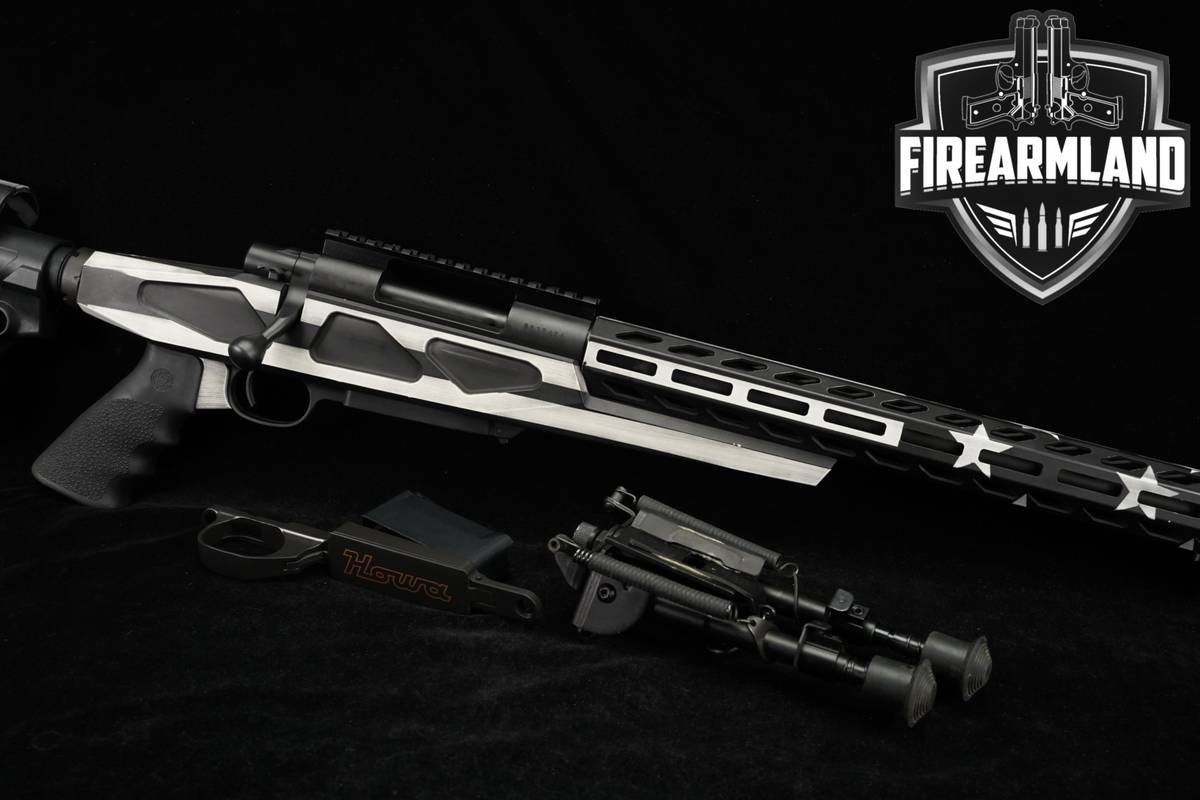 Howa Model 1500 6.5 Creedmoor M1500 CUSTOM ALUMINUM CHASSIS +BIPOD