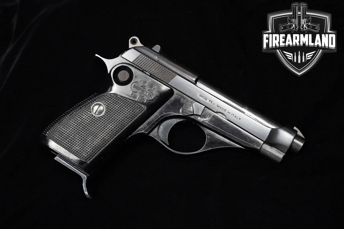 1961 Beretta Model 71 Jaguar 22LR 3.5" Black Bruniton Beretta 71 22-LR