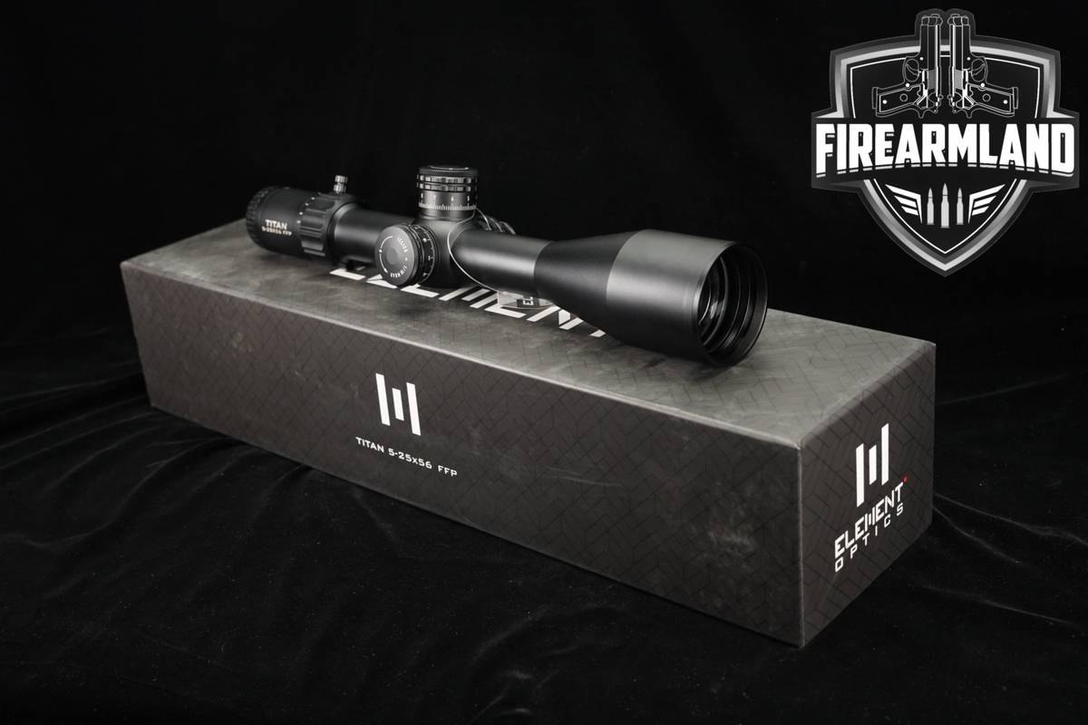 Element Optics Titan 5-25x56 APR-1C MRAD Reticle FFP Scope +ORIG BOX