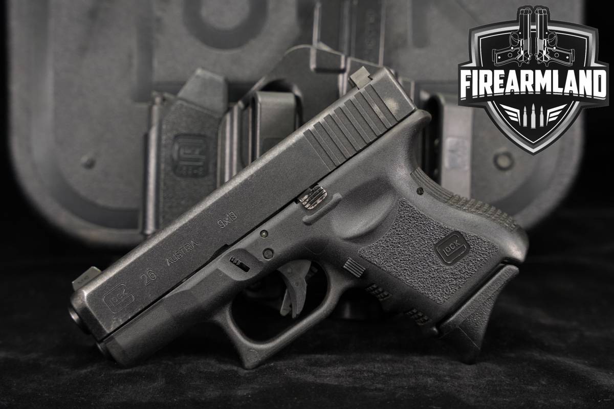 Glock 26 Gen3 G26 Gen 3 9mm 3.43 +2 MAGS, ORIG CASE, HOLSTER