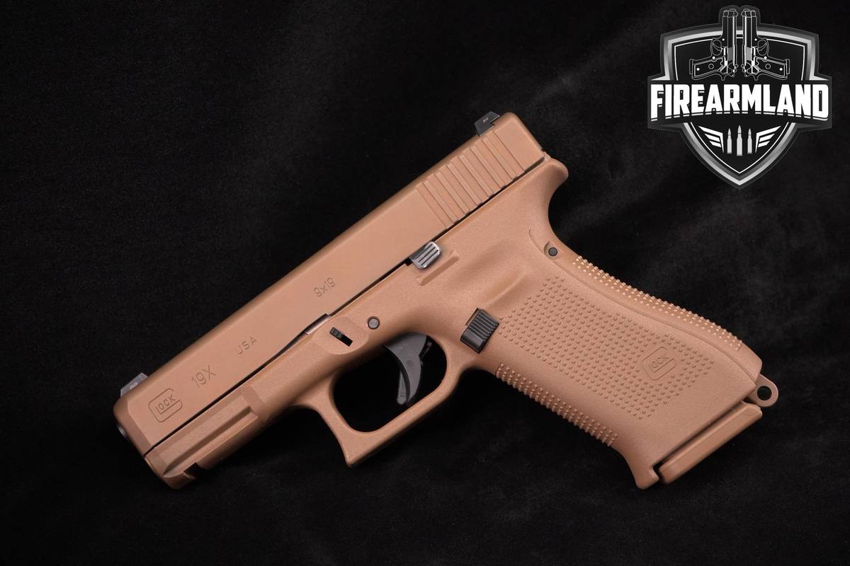 Glock G19X GNS 9mm 4.02" Coyote PVD G19 X 19X +3 MAGS & ORIG CASE