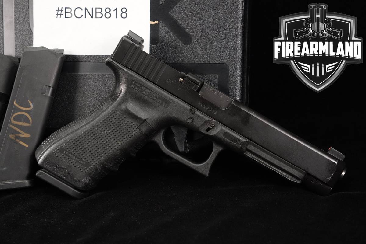 Glock 34 Gen4 Optics-Ready G34 Gen 4 9mm 5.31" +3 MAGS & ORIG CASE