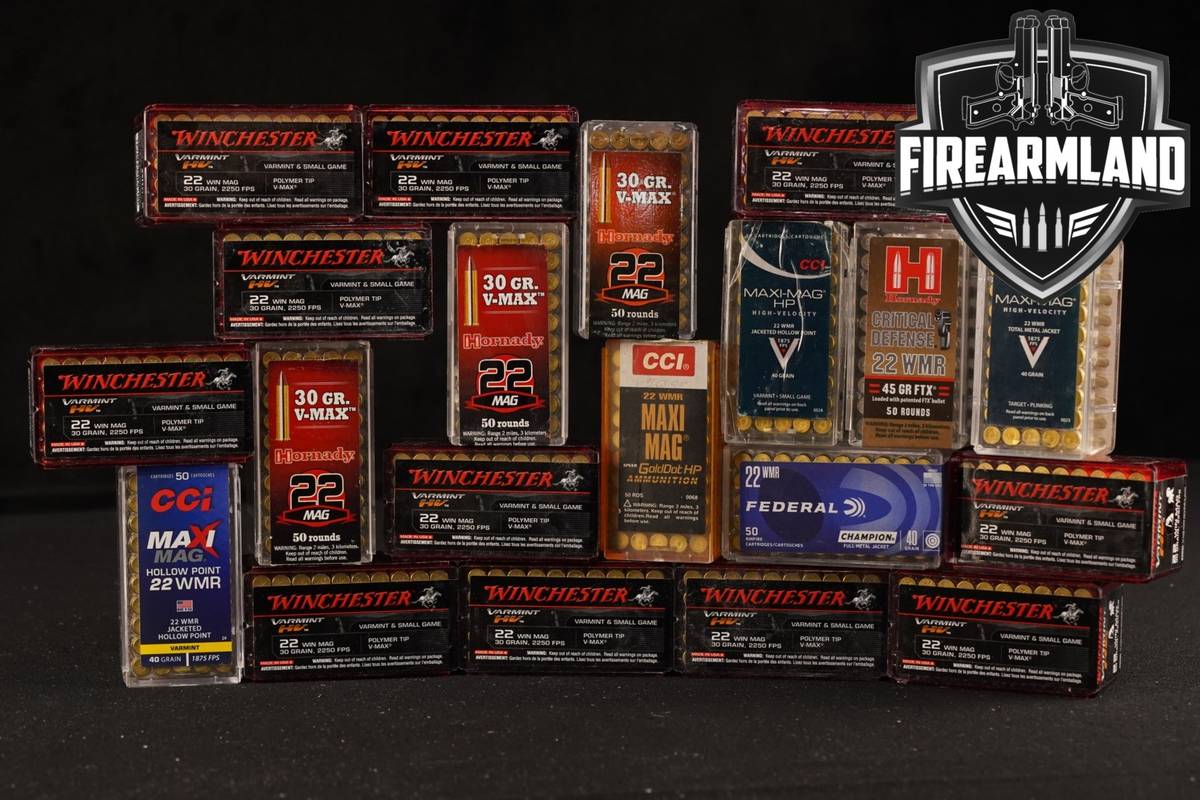 1000 RDS! 22 WMR Ammo Ammunition