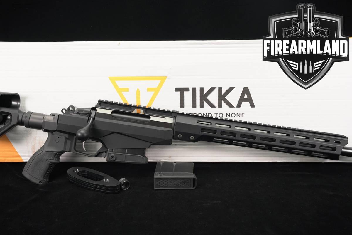 Tikka T3x TAC A1 6.5 Creedmoor 24" M-LOK Folding Stock +2 MAGS & ORIG BOX