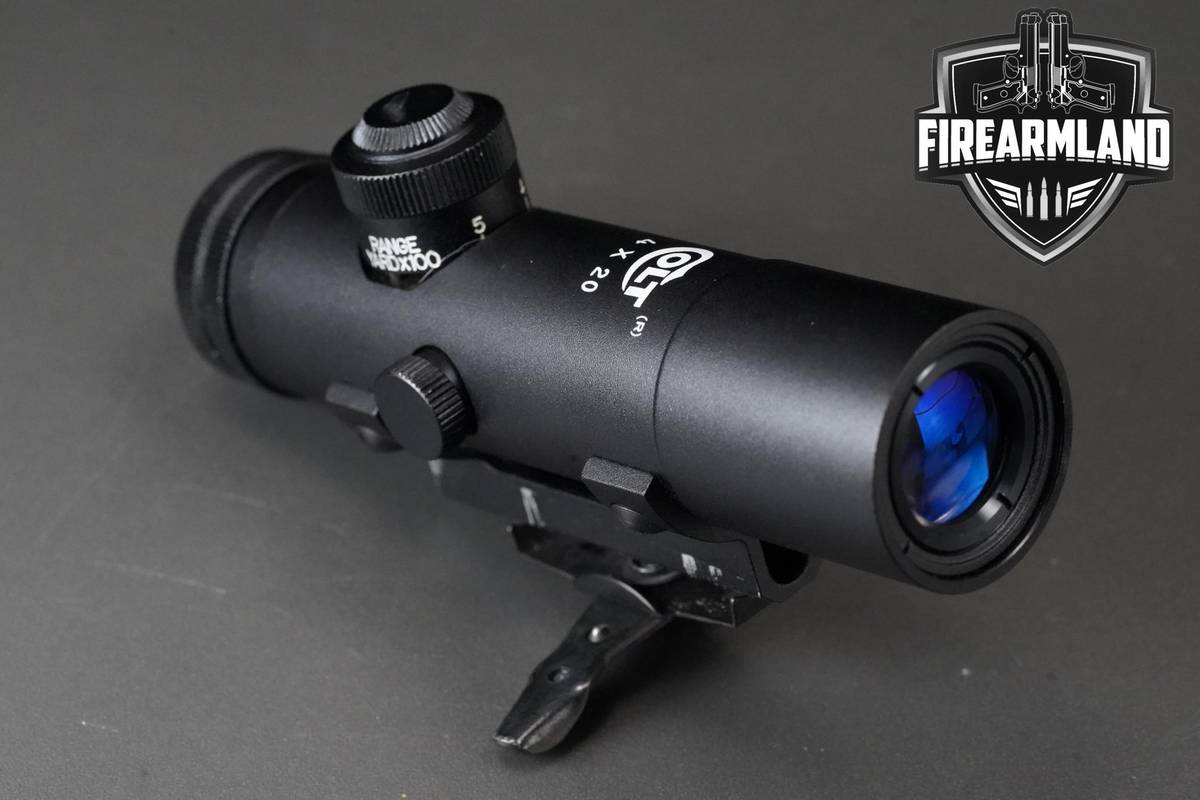 RARE Colt 4x20 Carry Handle Scope Duplex AO-07 05 Colt CHS AO-07-05 OPTIC