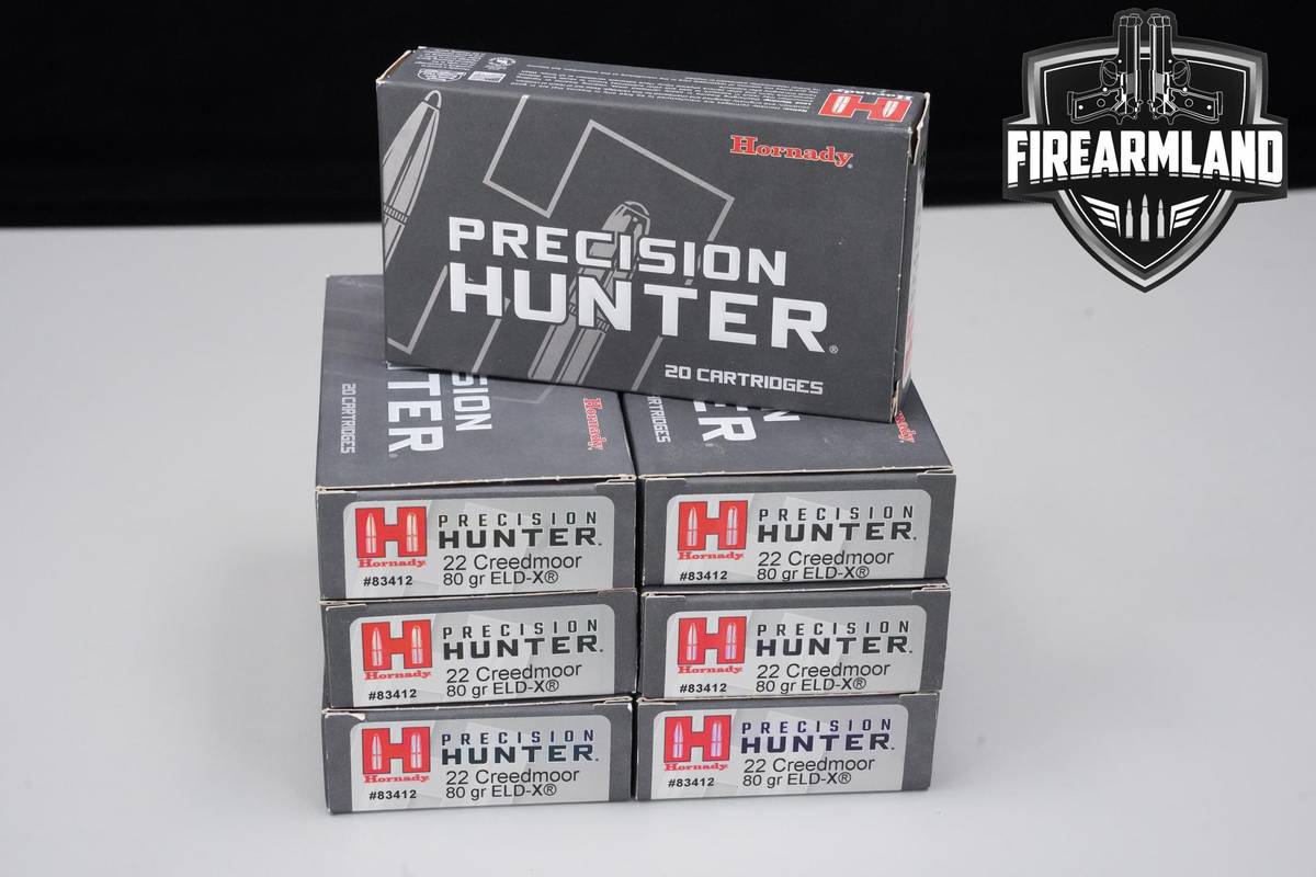 22 Creedmoor Ammo 22-Creedmoor Ammunition 140 ROUNDS