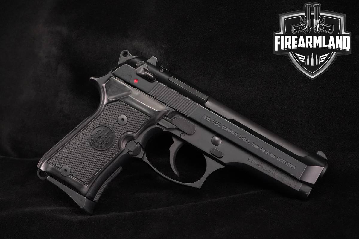Beretta 92FS Compact L 9mm 4.25" 92-FS +3 MAGS & CASE