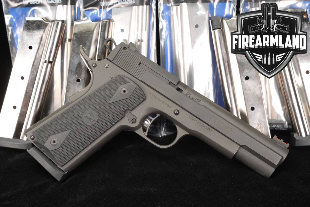 Rock Island Armory RIA XTM-22 22WMR 1911 4.75 Parkerized XTM22 +9 MAGS