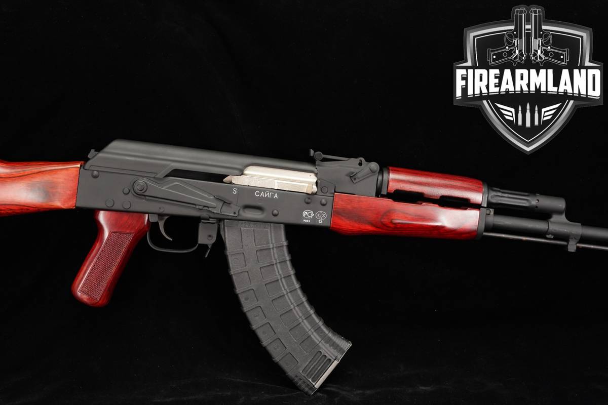 Izhmash Saiga 7.62x39 AKM AK47 AK-47 16.3" Black & Red Laminate RUSSIAN