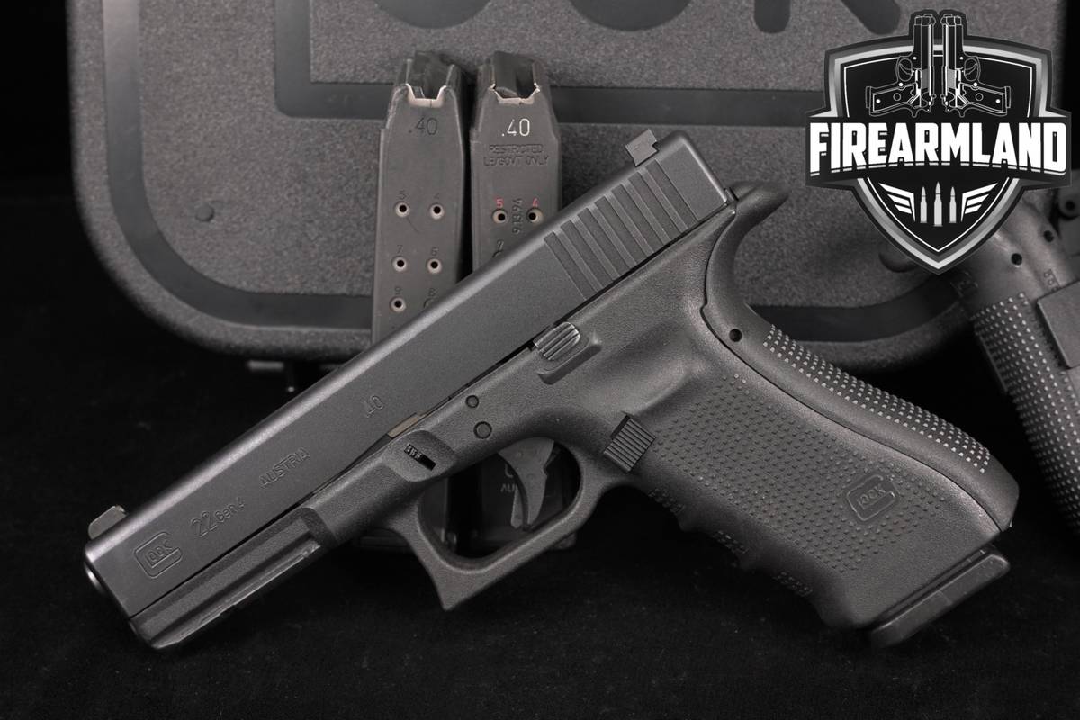 Glock 22 Gen4 G22 Gen 4 40 S&W 4.49 +3 MAGS, ORIG CASE