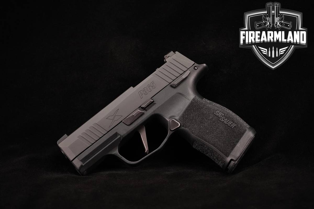 Sig Sauer P365 X Manual Safety 9mm 3.1" P365X Series +3 MAGS & ORIG CASE