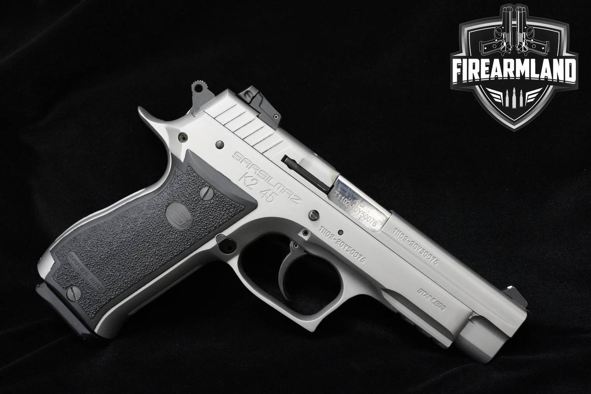 Sarsilmaz (SAR) K2 45 ACP Stainless Steel Sarsilmaz K2 +ORIG CASE
