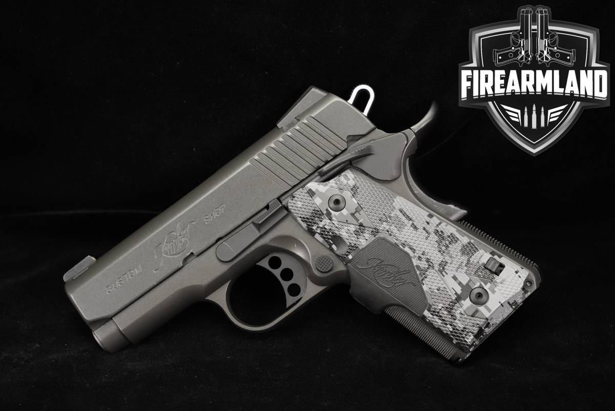 Kimber Ultra Covert Series II; Custom Shop 45 ACP 1911 Gray CT LASERGRIPS