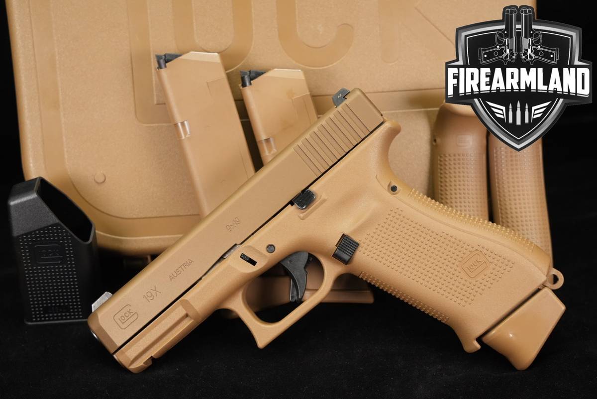 Glock 19X G19X 9mm 4.02" Coyote +3 MAGS & ORIG CASE