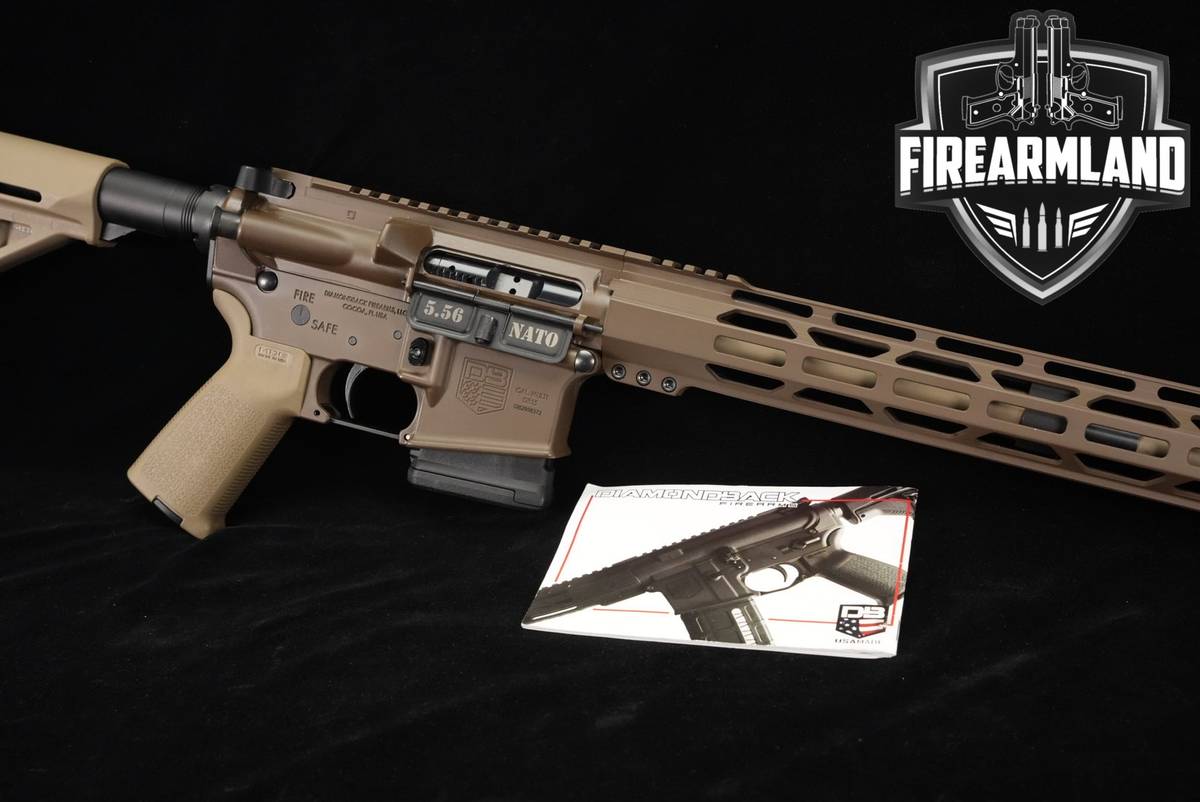 Diamondback DB15 5.56 NATO AR-15 AR15 16" FDE DB Bronze/Tan