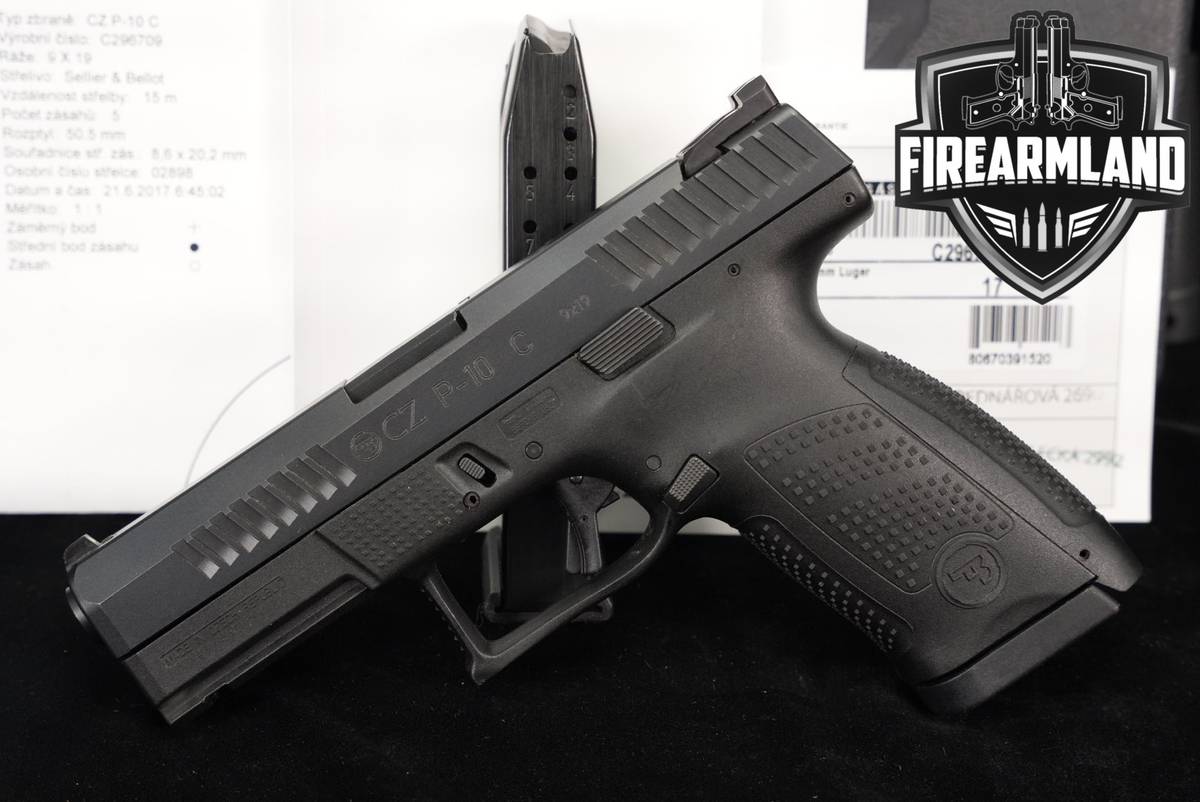 CZ P-10 C 9mm 4" P10C P10 +2 MAGS & ORIG CASE