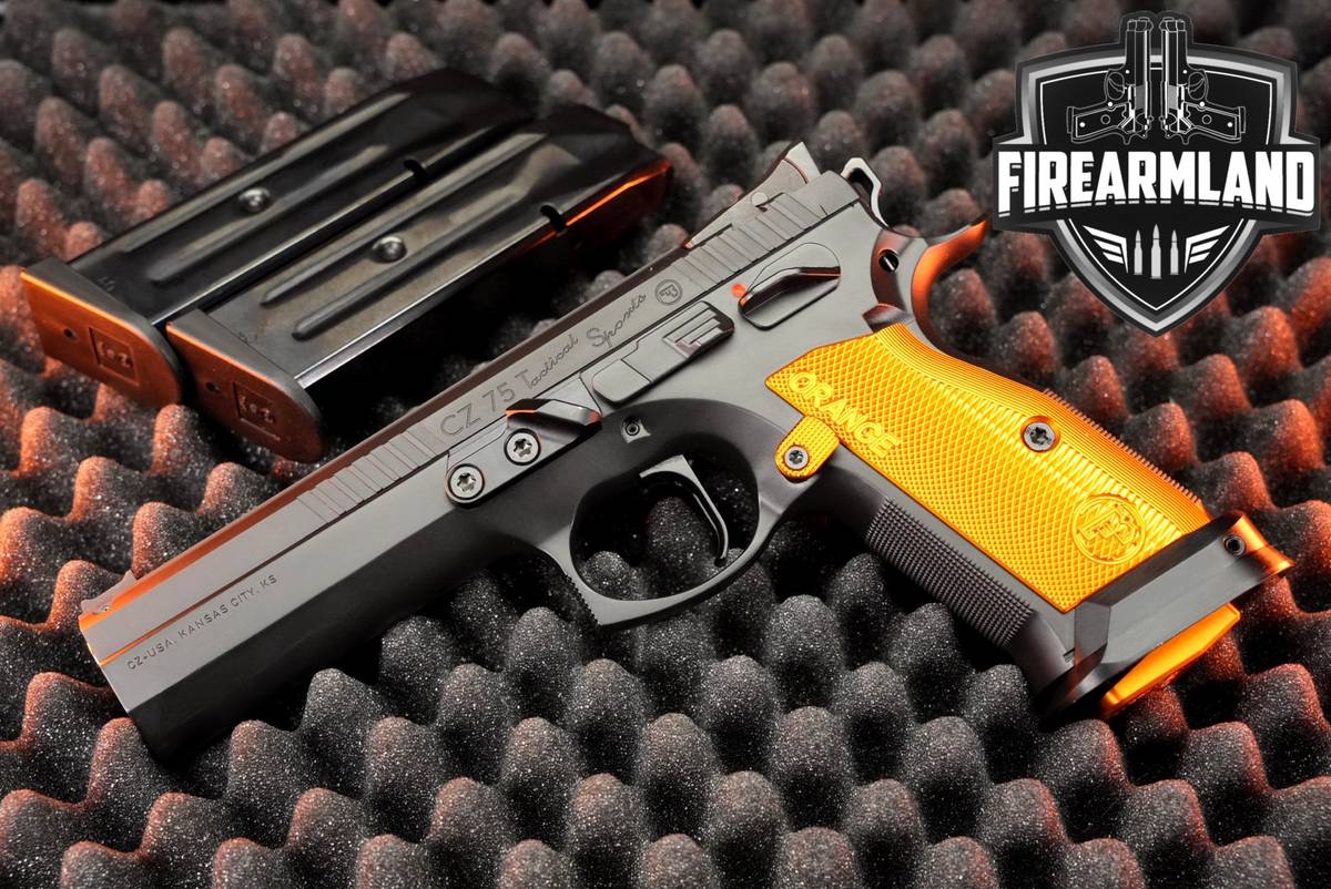CZ 75 Tactical Sport Orange 40 S&W TSO Blued CZ75 +3 MAGS & ORIG CASE