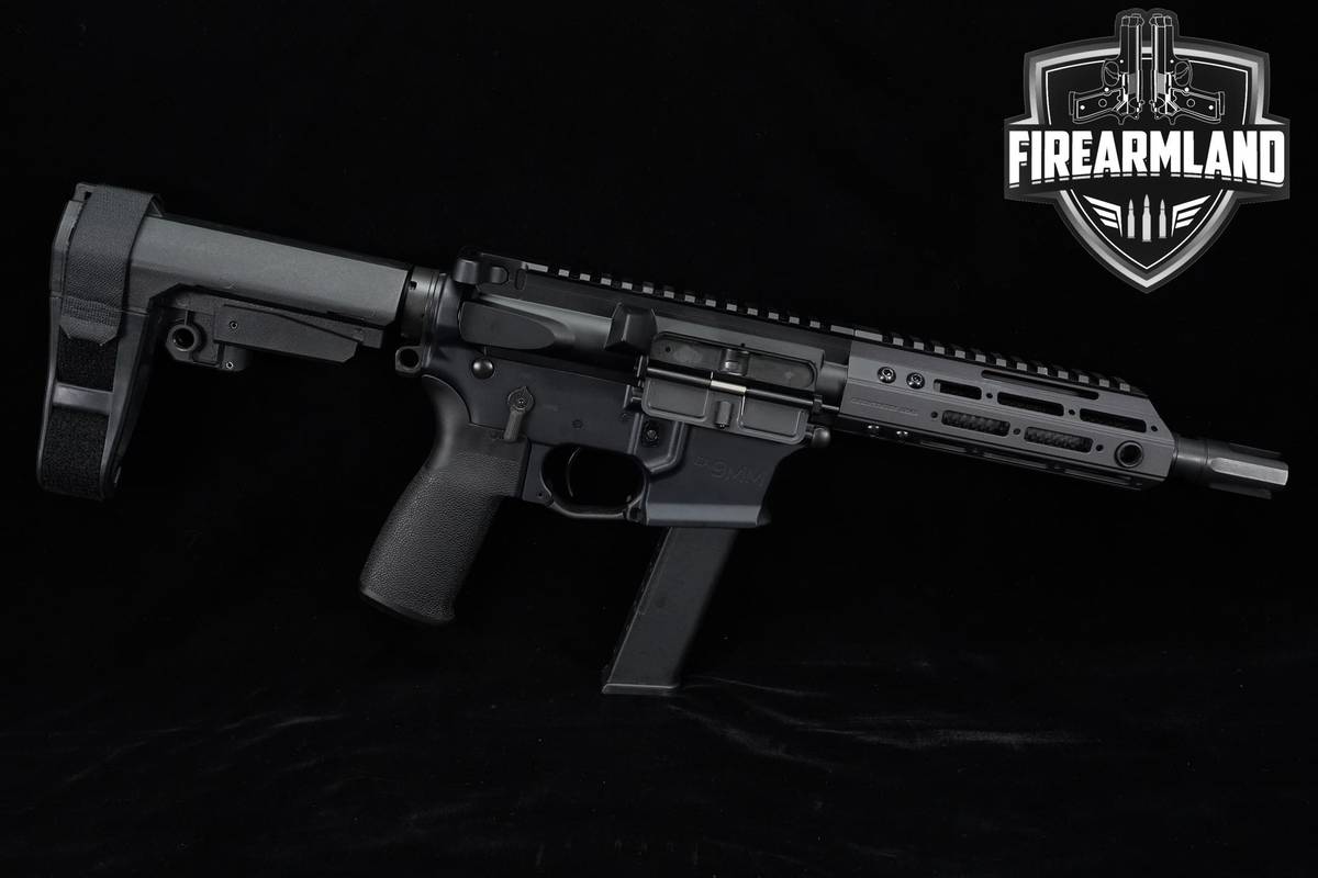 Christensen Arms CA9MM 9mm AR-9 AR9 7.5" CA9 Home Defense Pistol +3 MAGS