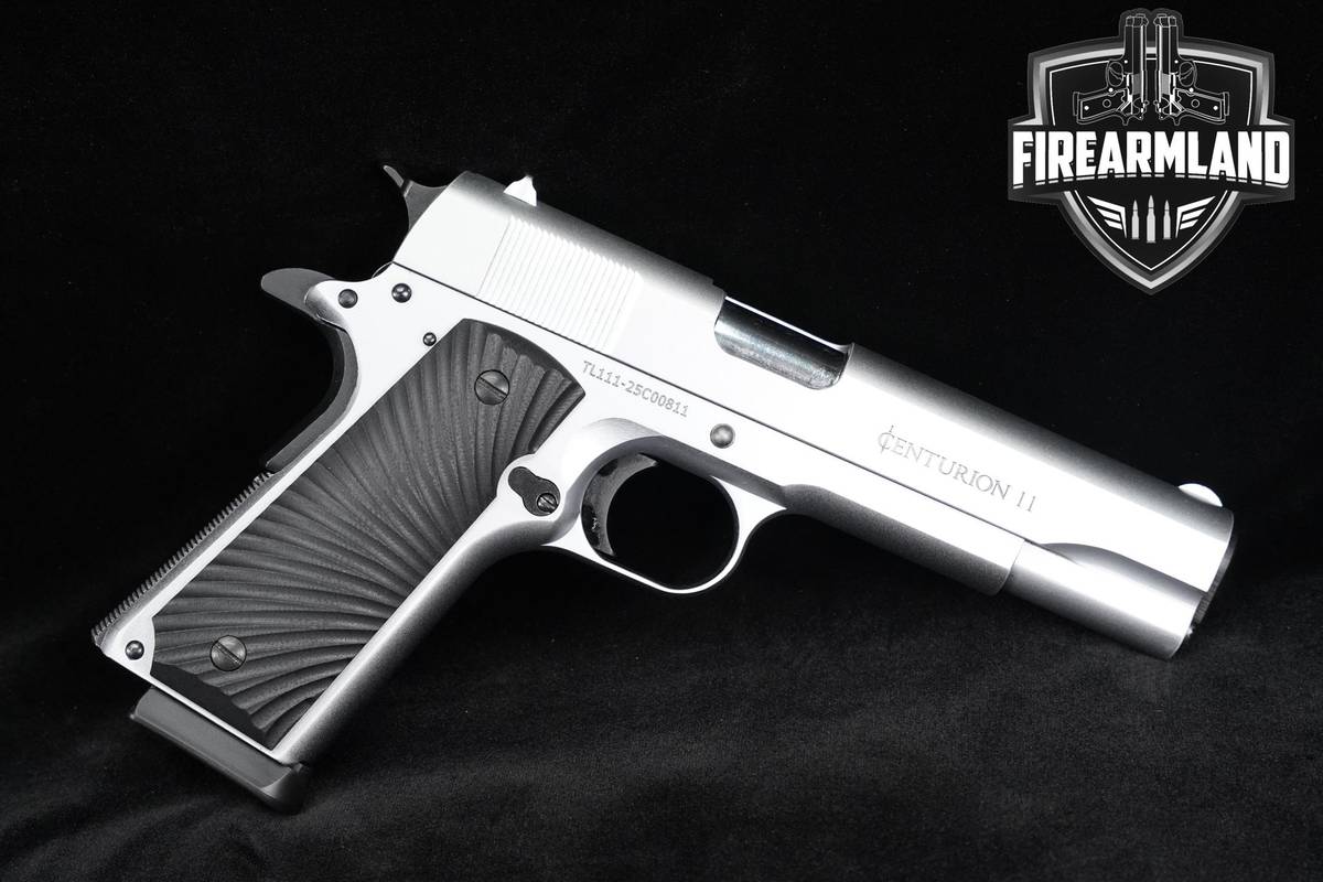 Alpharms Savunma Sanayi Ltd. Centurion 11 45 ACP Ltd 1911 5" Silver Pistol