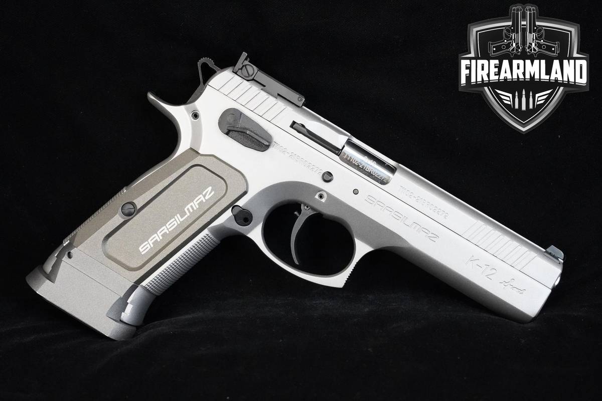 Sarsilmaz (SAR) K-12 Sport Stainless 9mm Sarsilmaz K-12 +2 MAGS & ORIG CASE
