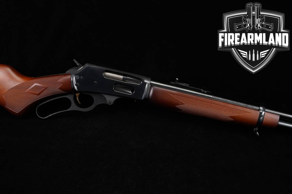 JM MARKED Marlin Model 336W 30-30 20" Blued & Birch