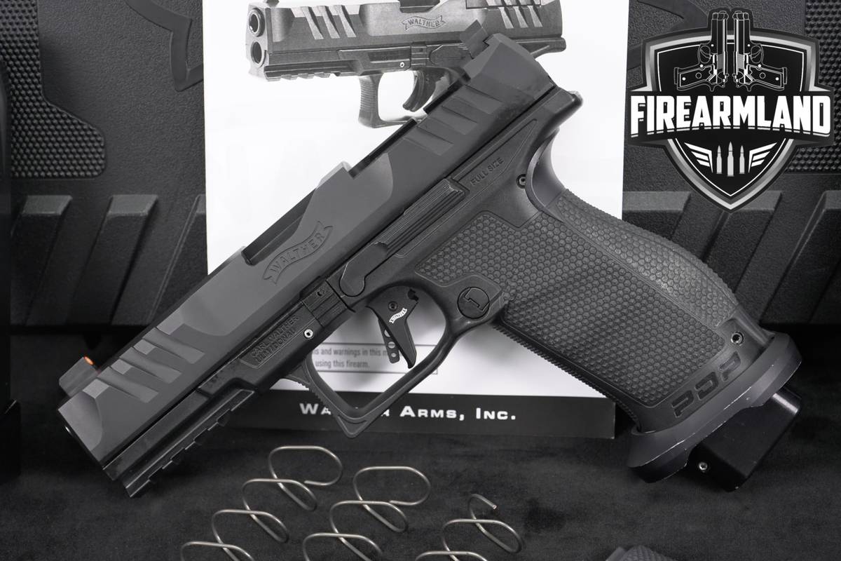 Walther PDP Professional ACRO LE Full Size 9mm 4.5 +3 MAGS & ORIG CASE