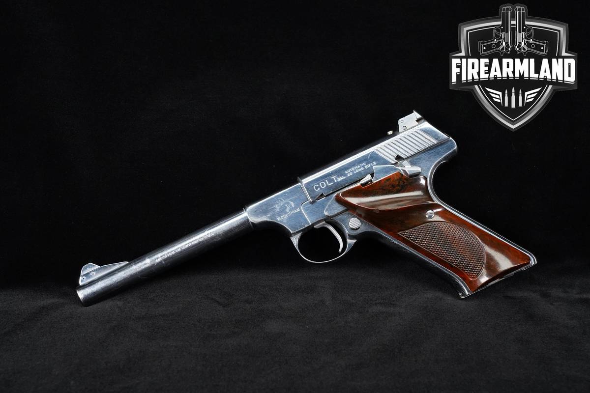 1948 Colt Woodsman Second Series Target Model 22LR 6" High-Polish Metallic