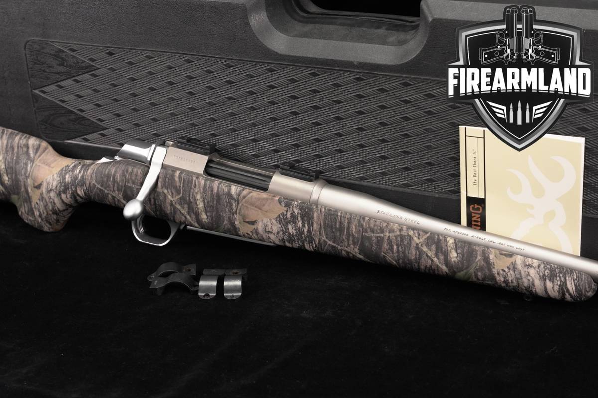Browning A-Bolt II Mountain Titanium 325 WSM 23" Stainless & Camo Abolt 2