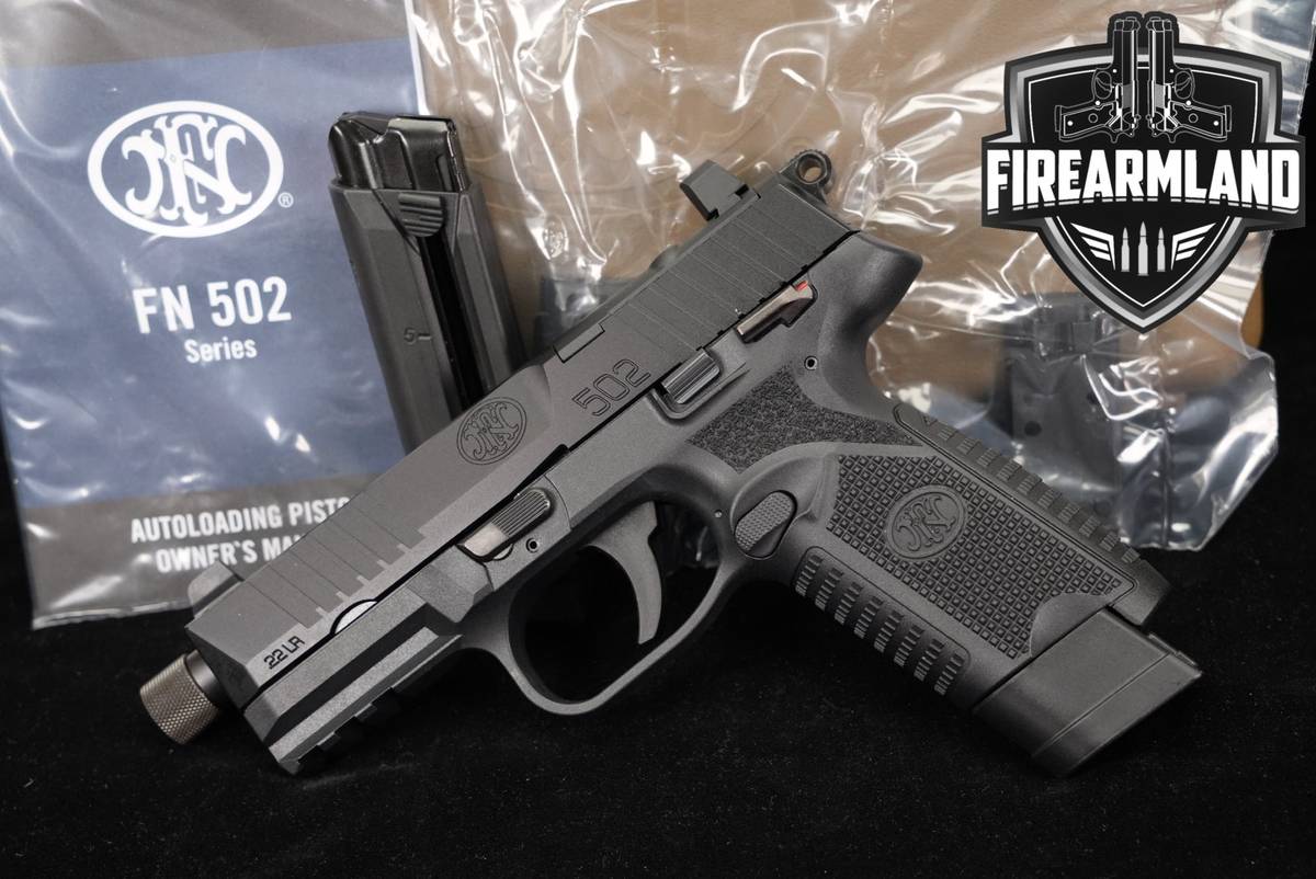 FN 502 Tactical 22LR Optics-Ready FN502 THREADED +2 MAGS & ORIG CASE