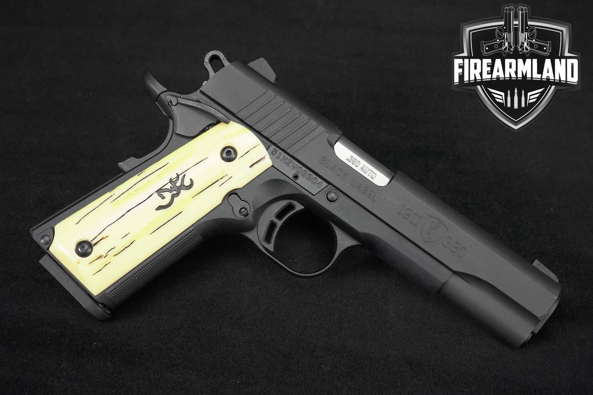 Browning 1911-380 Black Label 380ACP 4.25" Full Size SAO Pistol +ORIG CASE