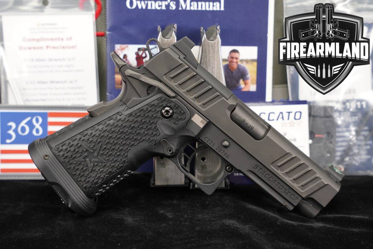 DESIRED Staccato C2 9mm 3.9" STI 1911 2011 +3 MAGS & ORIG CASE