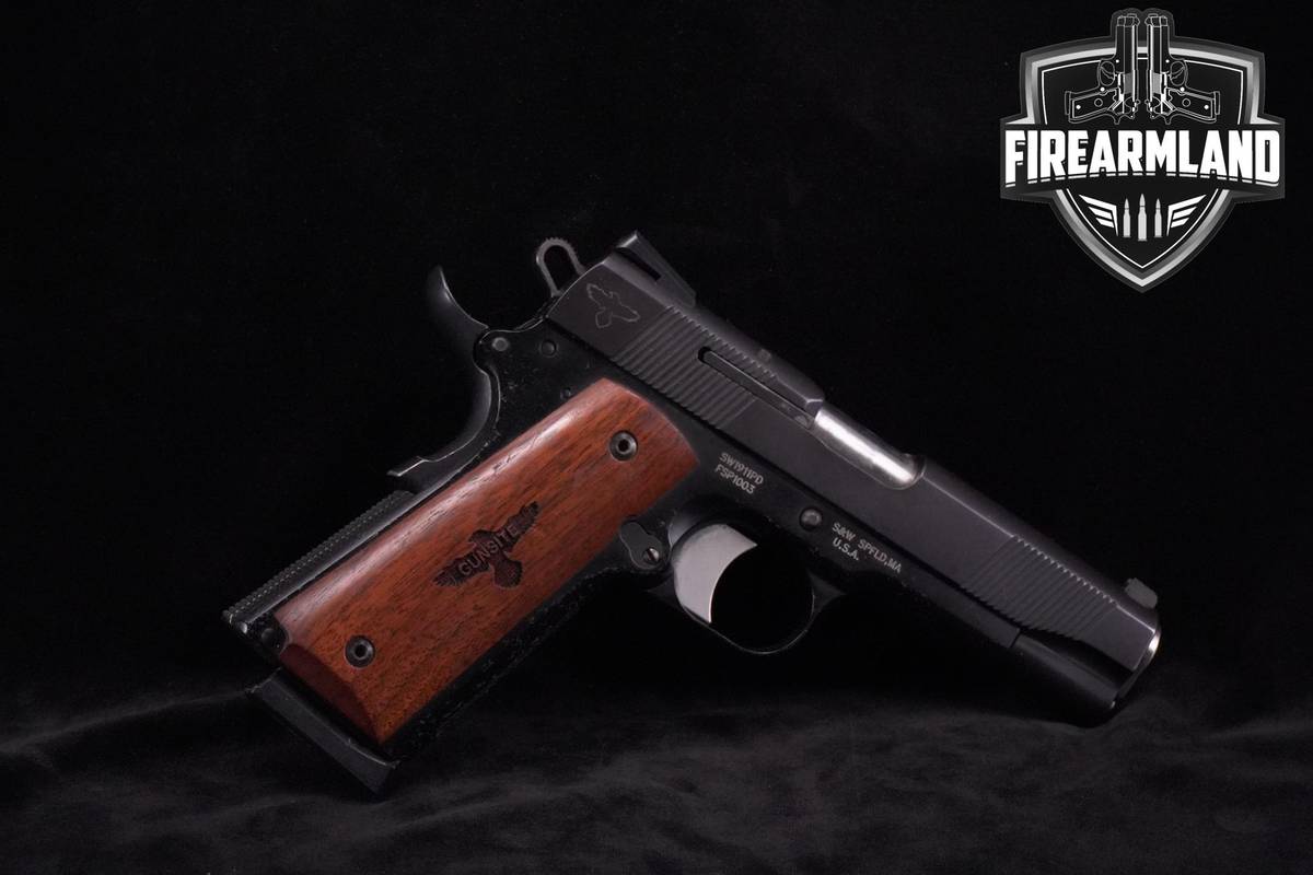 Smith & Wesson (S&W) SW1911PD Gunsite Ranch 45 ACP 1911 4.2" Blued S&W