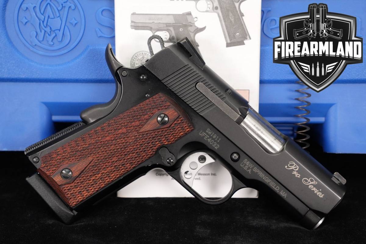 Smith & Wesson SW1911 Pro Series Sub-Compact S&W 45 ACP SW-1911 +ORIG CASE