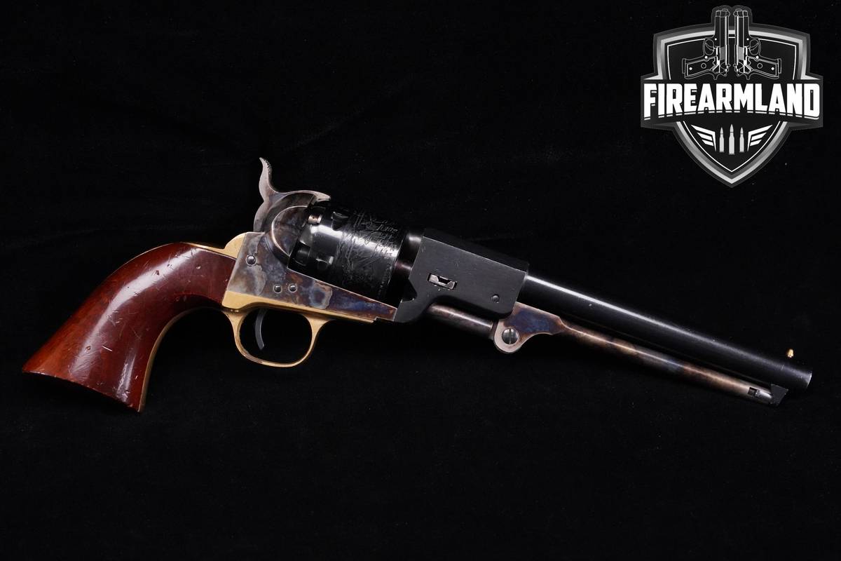 A Uberti Model 1861 Colt Navy .36 Black Powder 7.5" M1861 +ORIG BOX