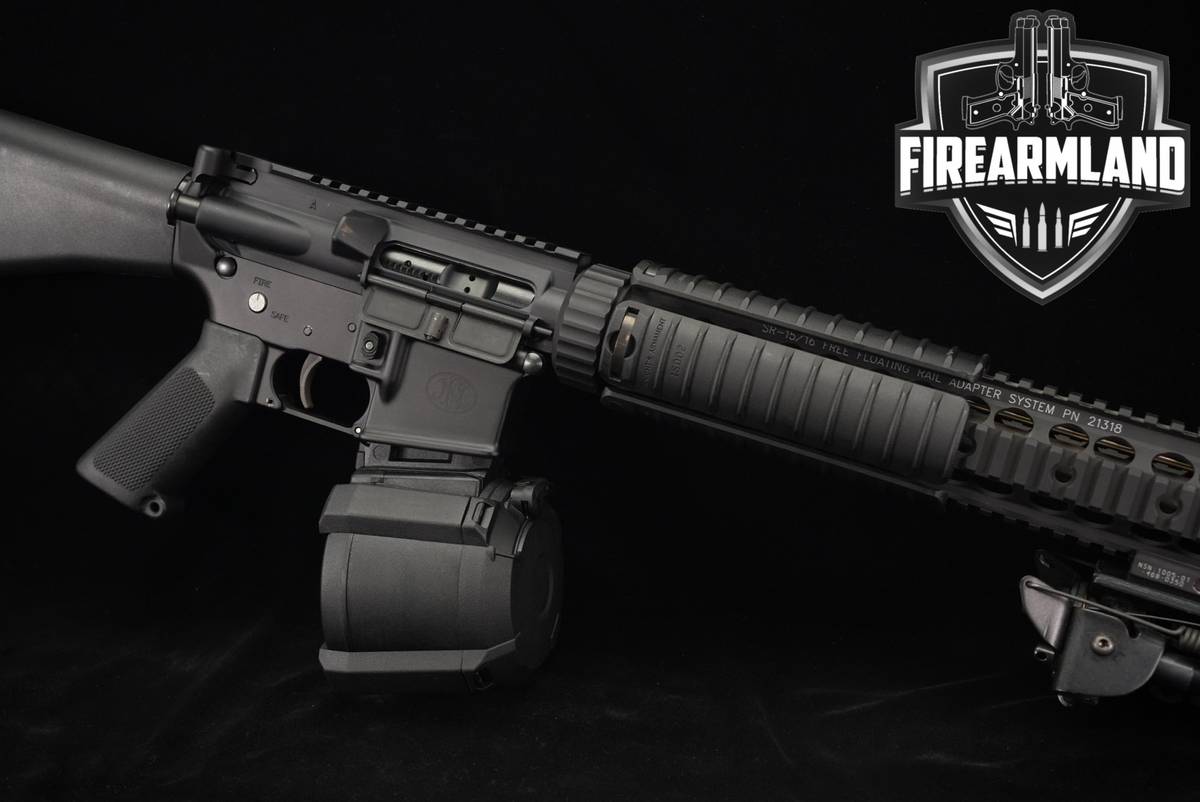 CUSTOM FN 15 5.56 NATO AR15 18" FN15 60RD DRUM MAG, HEAVY BULL +MORE