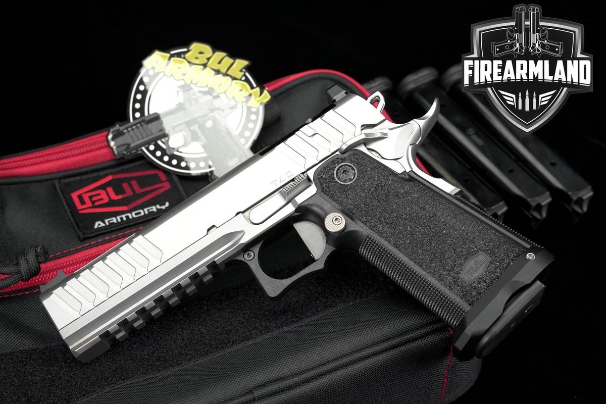 Bul Armory SAS II TAC 9mm 2011 5 Stainless Target Pistol+4 MAGS & ORIG BOX