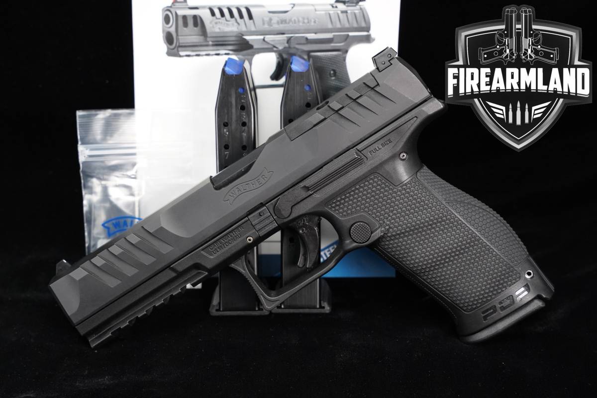 Walther PDP Full Size 5" 9mm Optics-Ready +3 MAGS