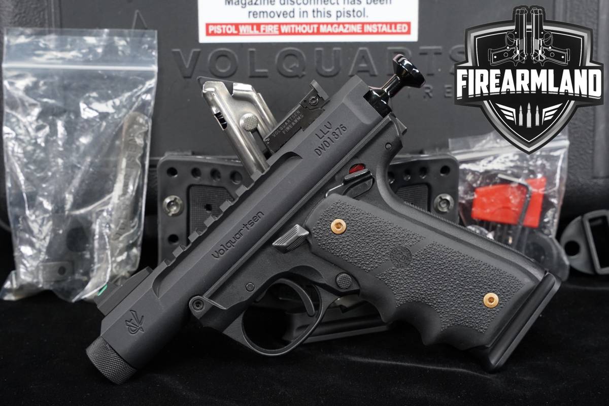 Volquartsen Mini Mamba Black 22LR LLV UPPER 3" THREADED +2 MAGS, ORIG CASE