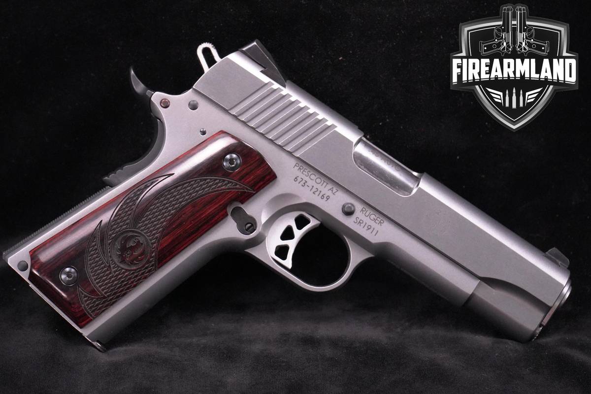 Ruger SR1911 Commander 45 ACP SR-1911 4.25"+2 MAGS & ORIG BOX