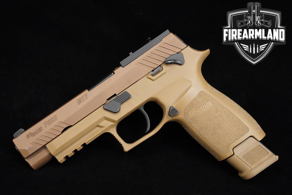 Sig Sauer P320 M17 9mm 4.7" FDE Sig-Sauer P320 P-320 M-17 3MAGS & ORIG CASE