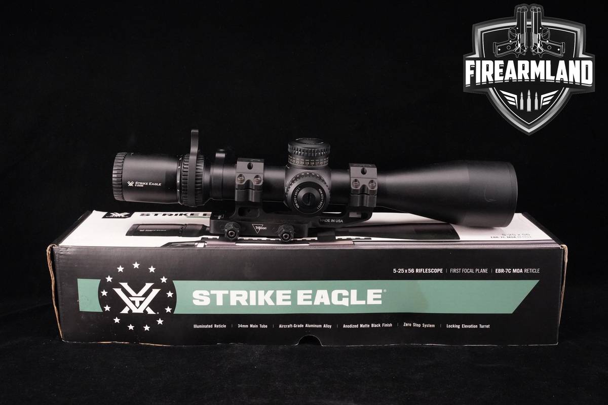 Vortex Optics Strike Eagle 5-25x56 EBR-7C MOA FFP Reticle +ORIG BOX