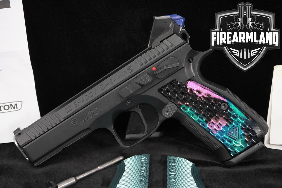CZ Custom SHADOW 2 SA 9mm Shadow2 PORT, FACTORY ACCU-BUSHING +TWO MAGS