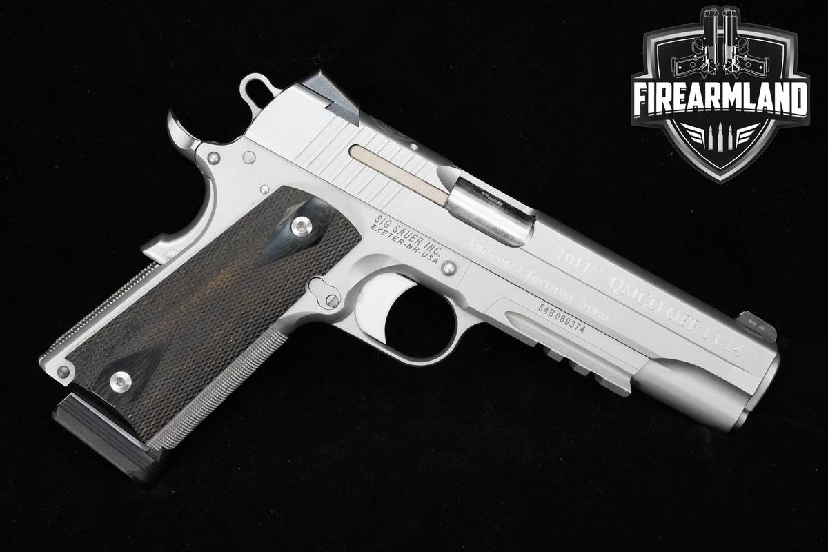 Sig Sauer Model 1911 Special Configuration 45 ACP Sig-1911 Custom Engraved