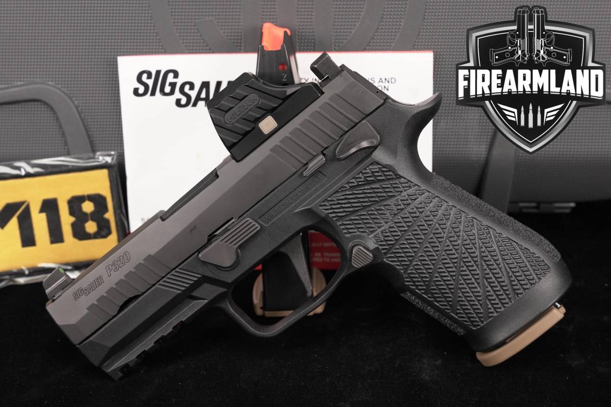 Sig Sauer P320 M18 FCU 9mm 3.9" P 320 ++2 MAGS, ORIG CASE, HOLOSUN OPTICS