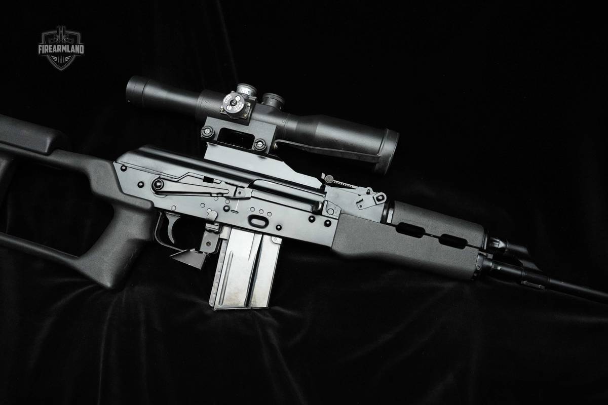 FEG SA2000M Dragunov 7.62x39 Rifle Black SVD Style SA2000M 16.5" 10+1 Rifle